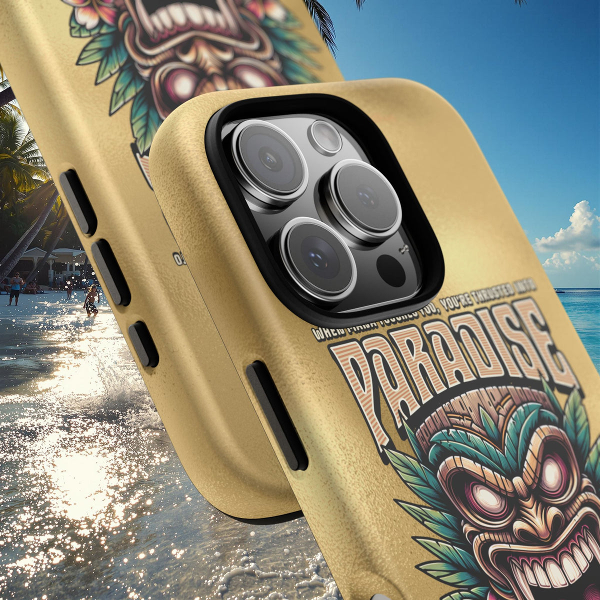 Tahiti – Coque Antichoc Premium Tiki Royal