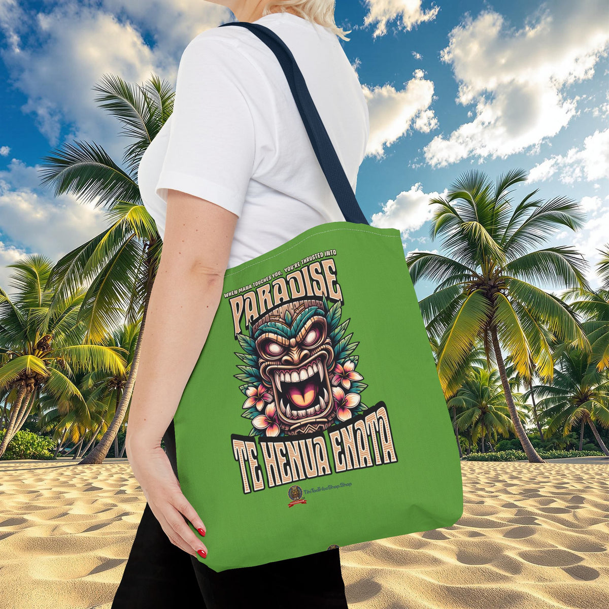 TE HENUA ENATA PARADISE Tote Bag