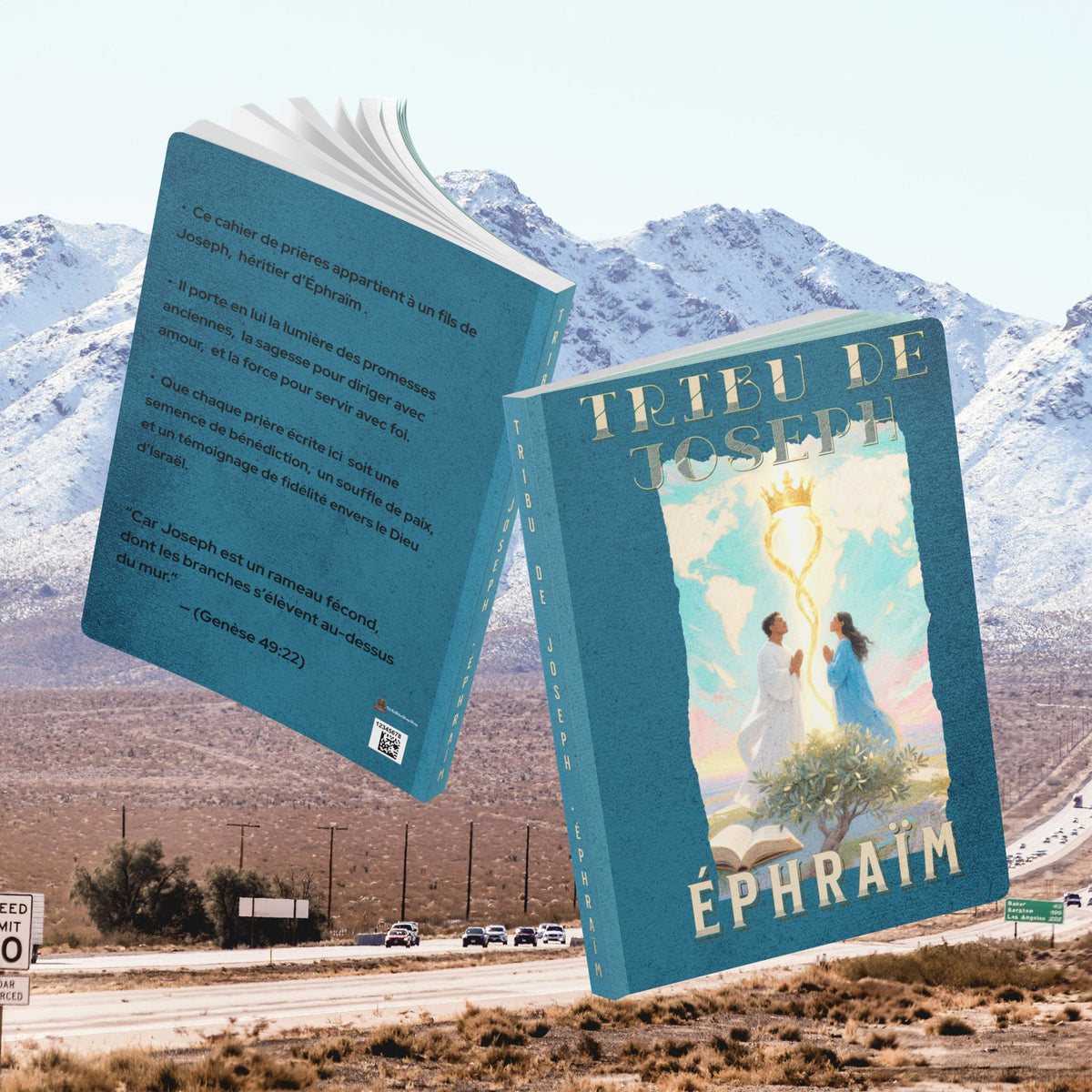 Journal de Prière & Réflexion Spirituelle – Fils d’Éphraïm | Cahier Inspirant LDS pour Hommes | Journal Biblique & Croissance Spirituelle (200 pages)