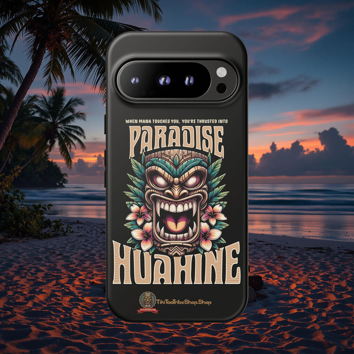 Huahine – Coque Antichoc Premium Tiki Fenua