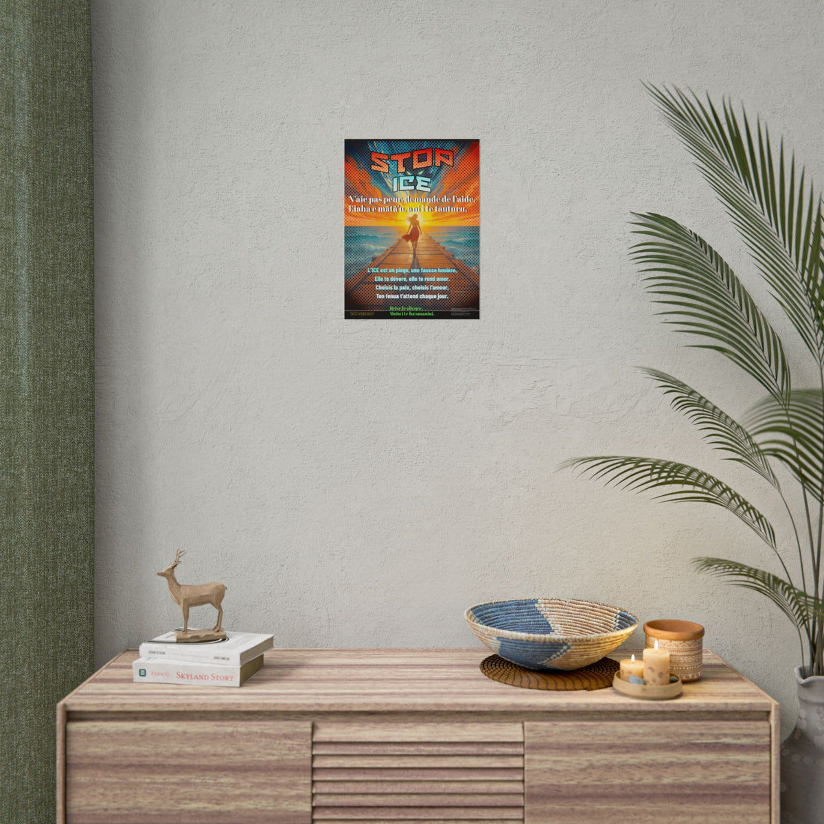Posters Anti-ICE Polynésie – Affiches de Sensibilisation Contre la Drogue “Paruru i te ora – Brisons les chaînes de l’ICE”