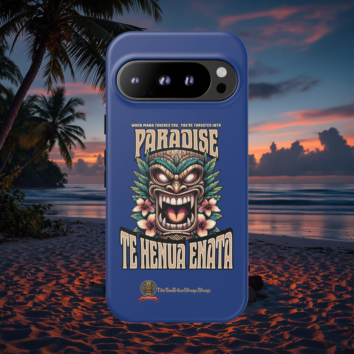Te Henua Enata – Coque Antichoc Tiki Ancestral & Puissant