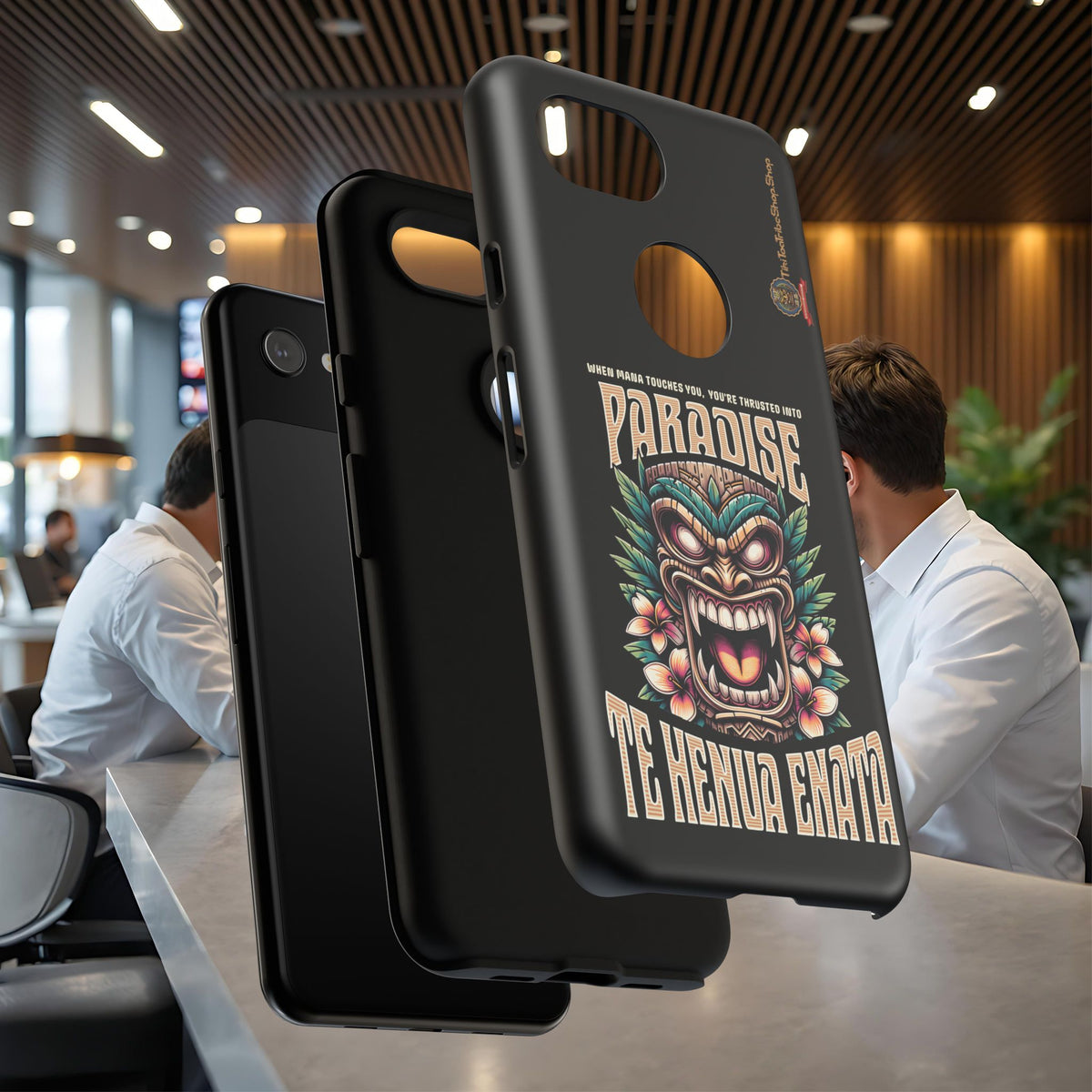 Te Henua Enata – Coque Antichoc Tiki Ancestral & Puissant