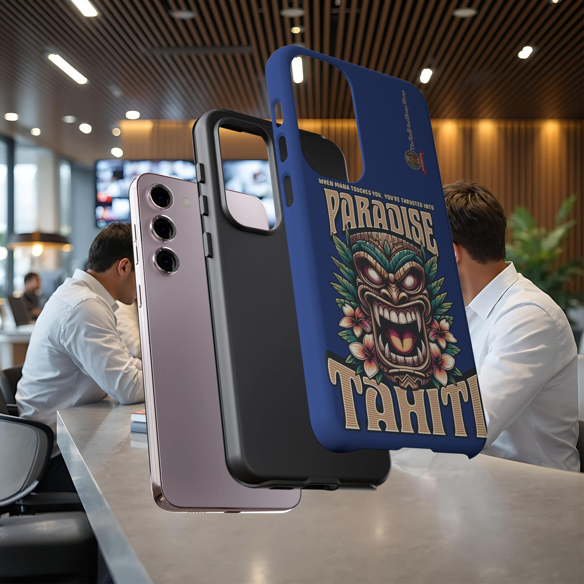 Tahiti – Coque Antichoc Premium Tiki Royal