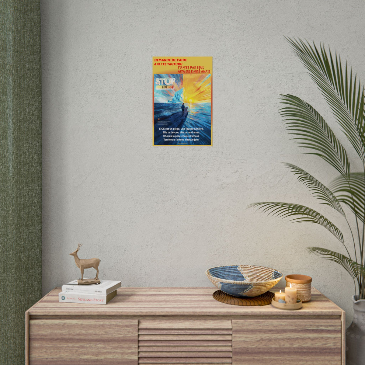 Posters Anti-ICE Polynésie – Affiches de Sensibilisation Contre la Drogue “Paruru i te ora – Brisons les chaînes de l’ICE”