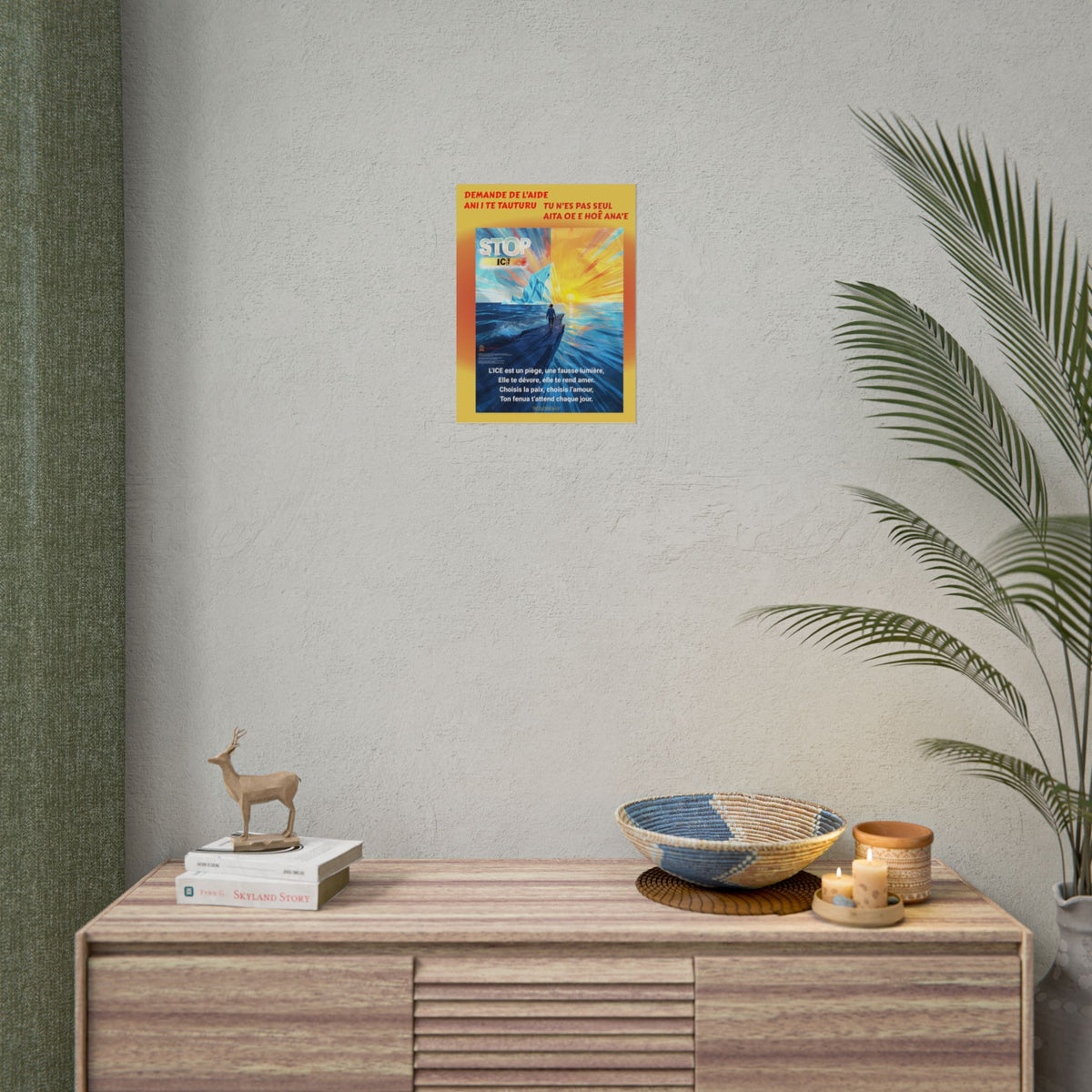 Posters Anti-ICE Polynésie – Affiches de Sensibilisation Contre la Drogue “Paruru i te ora – Brisons les chaînes de l’ICE”