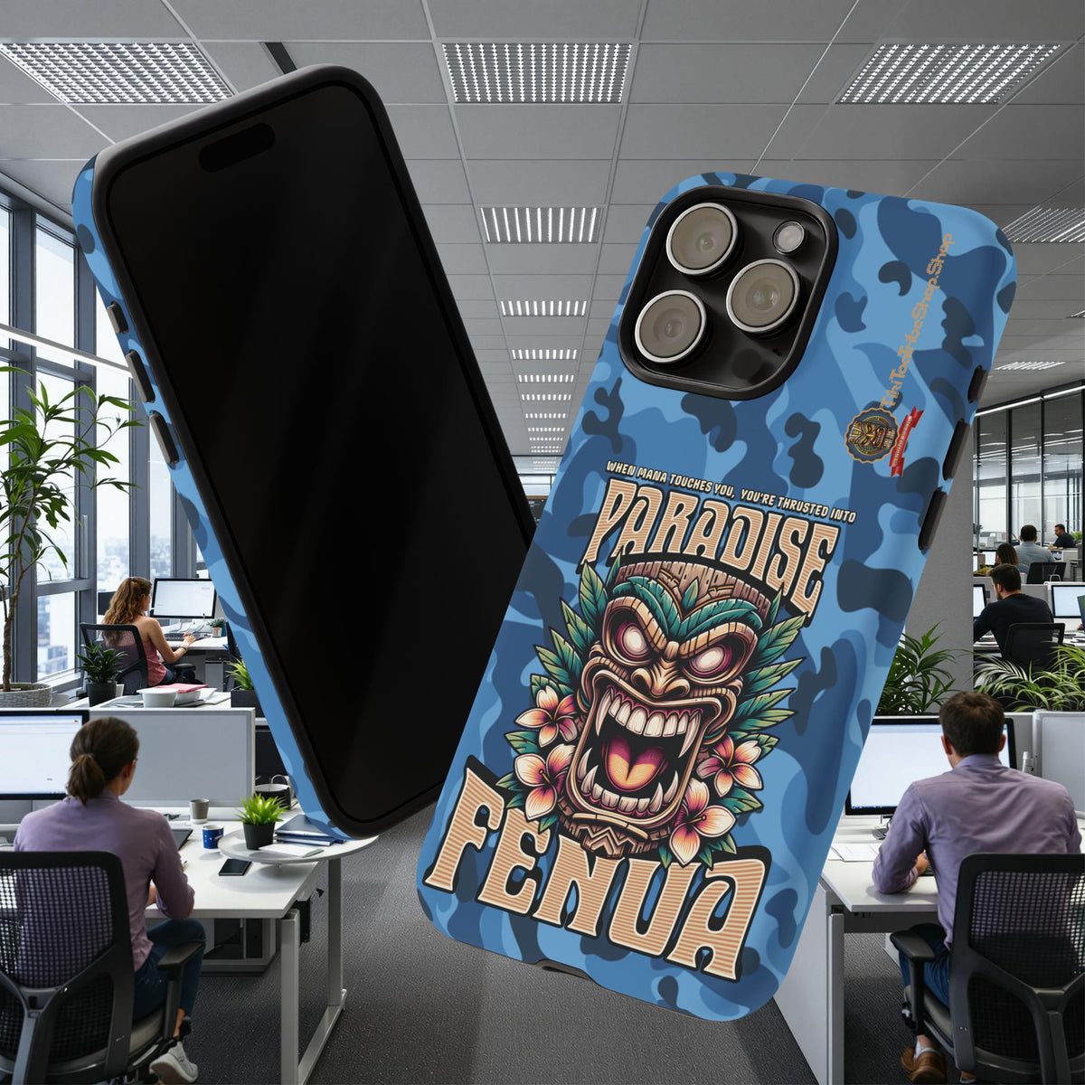 Fenua Guardian – Coque Antichoc Art Polynésien