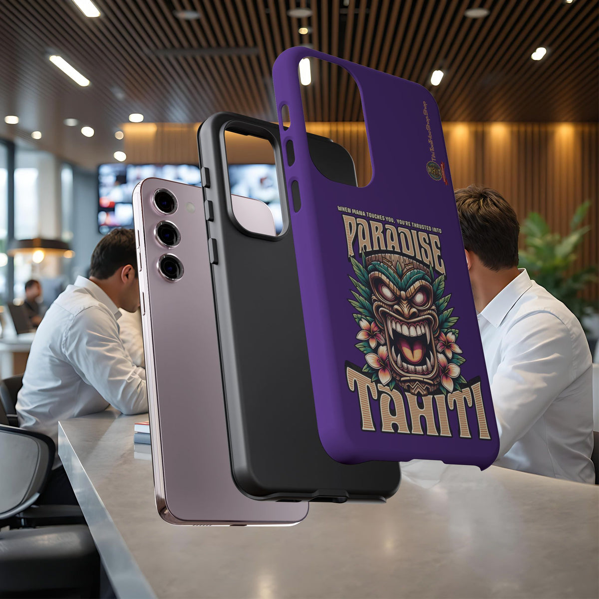 Tahiti – Coque Antichoc Premium Tiki Royal