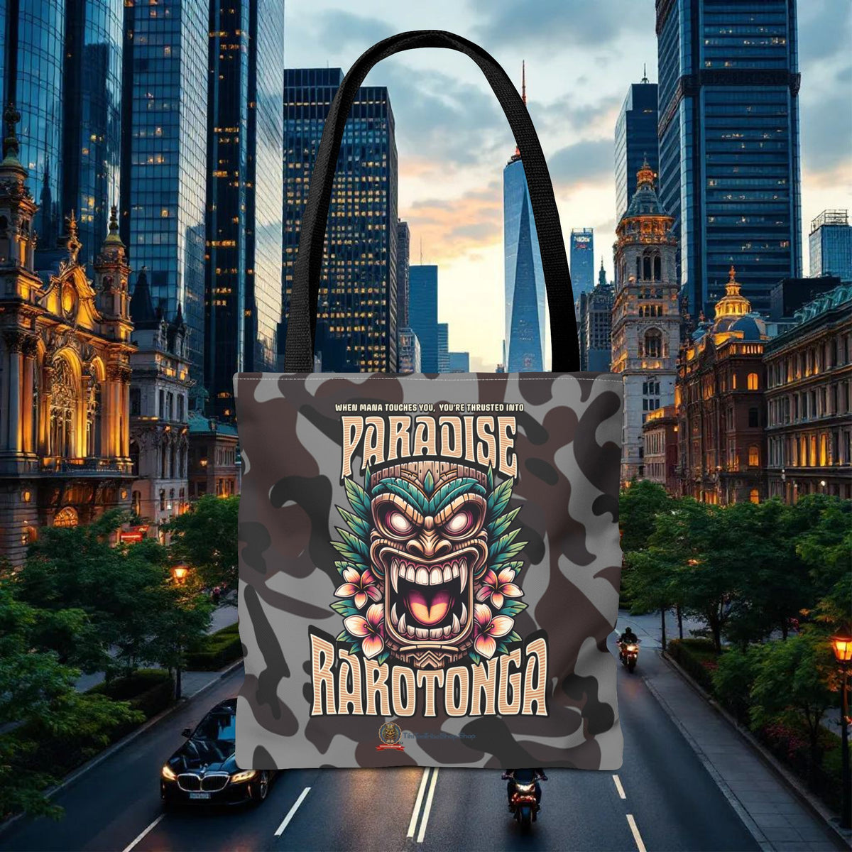 Tote Bag - 'Paradise Rarotonga'