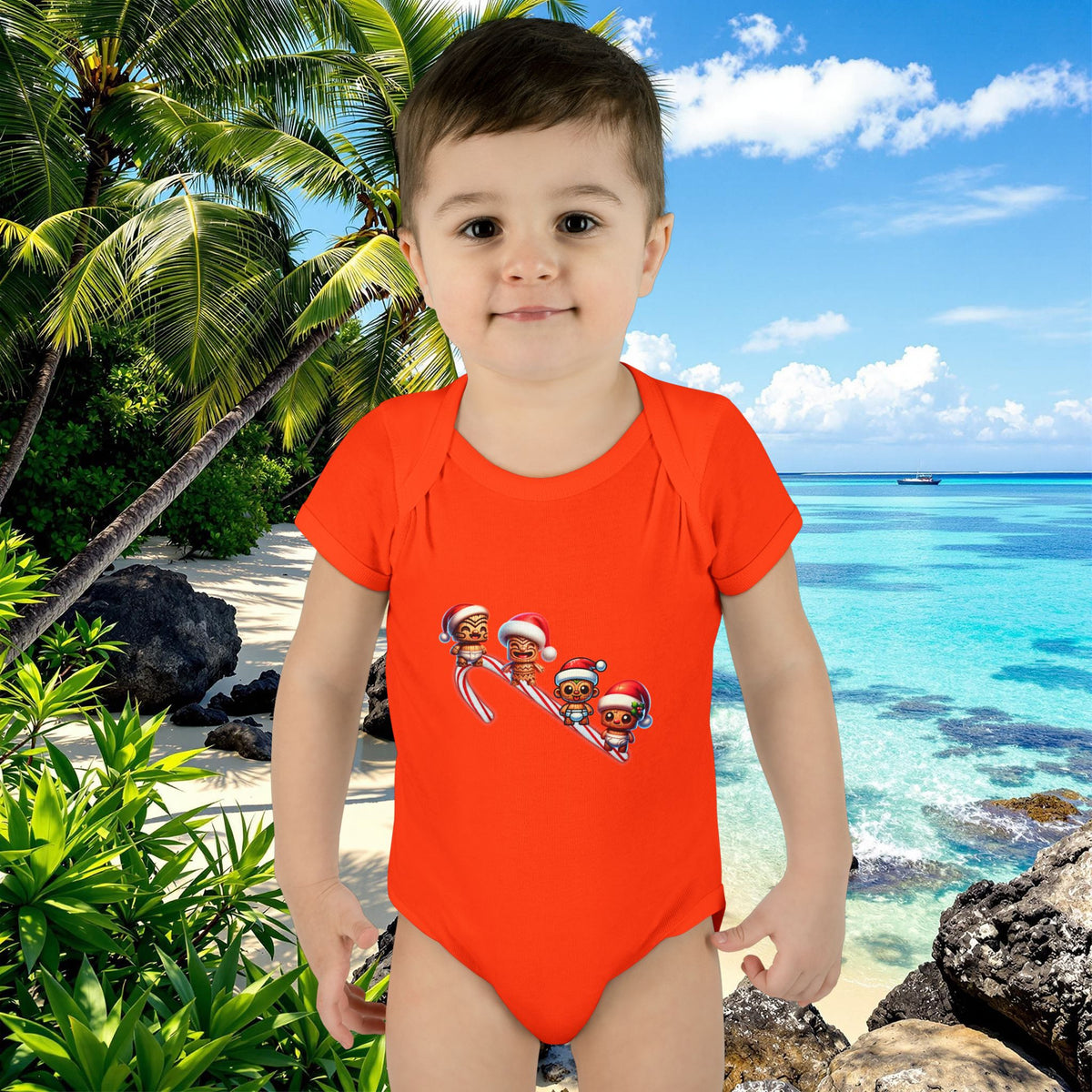 Christmas Mini Tikis, Maxi Joy: Playful Tikis