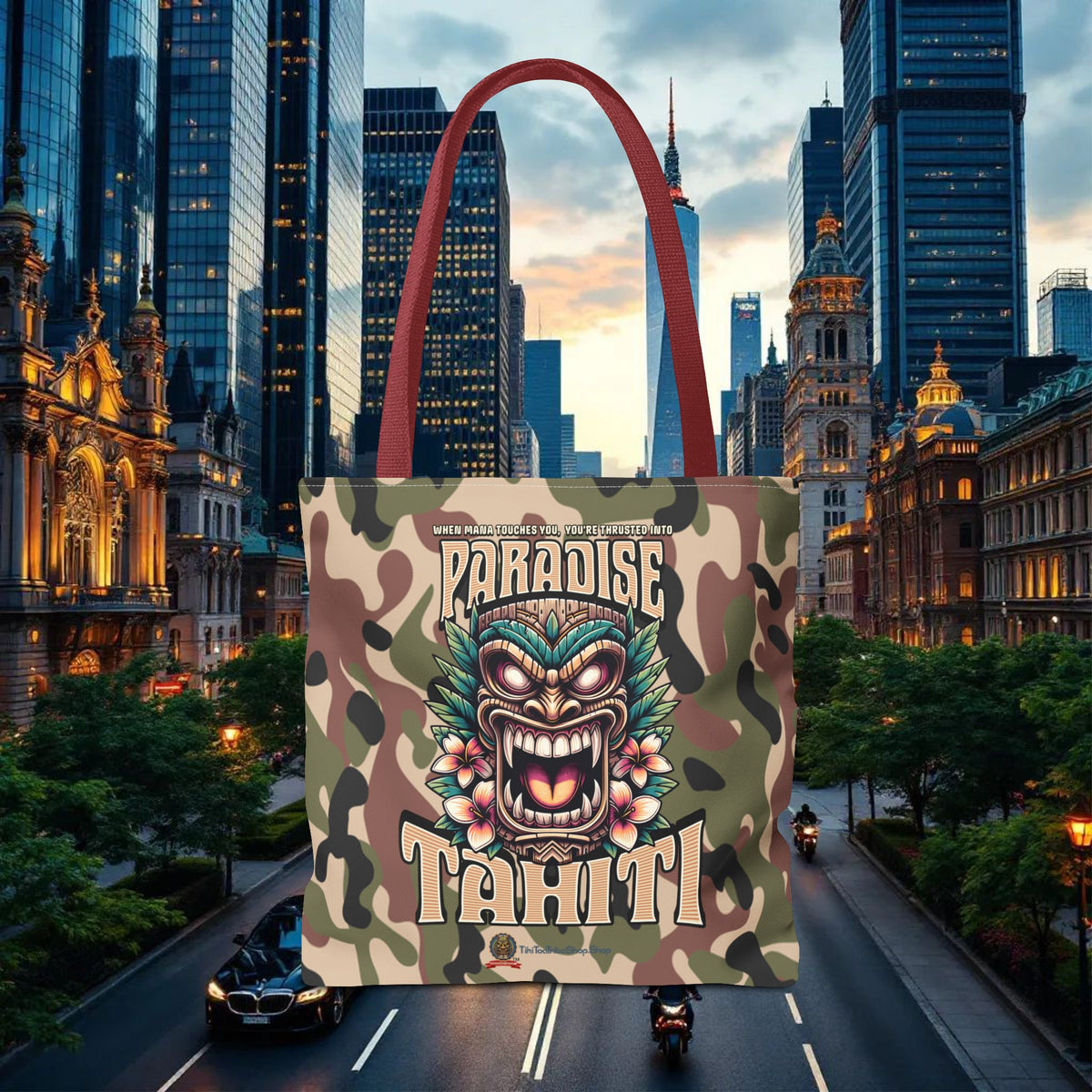 Tote Bag - 'Paradise Tahiti'