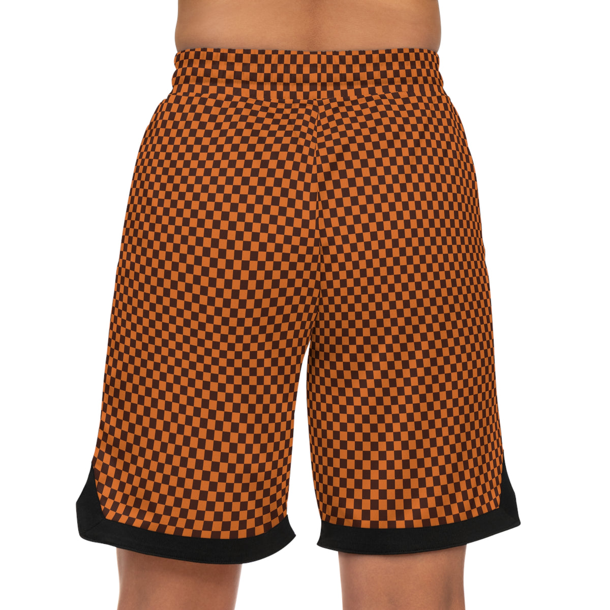B-BALL SHORTS - Checkered Elegance on the Field