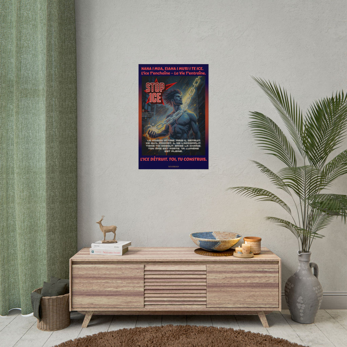 Posters Anti-ICE Polynésie – Affiches de Sensibilisation Contre la Drogue “Paruru i te ora – Brisons les chaînes de l’ICE”