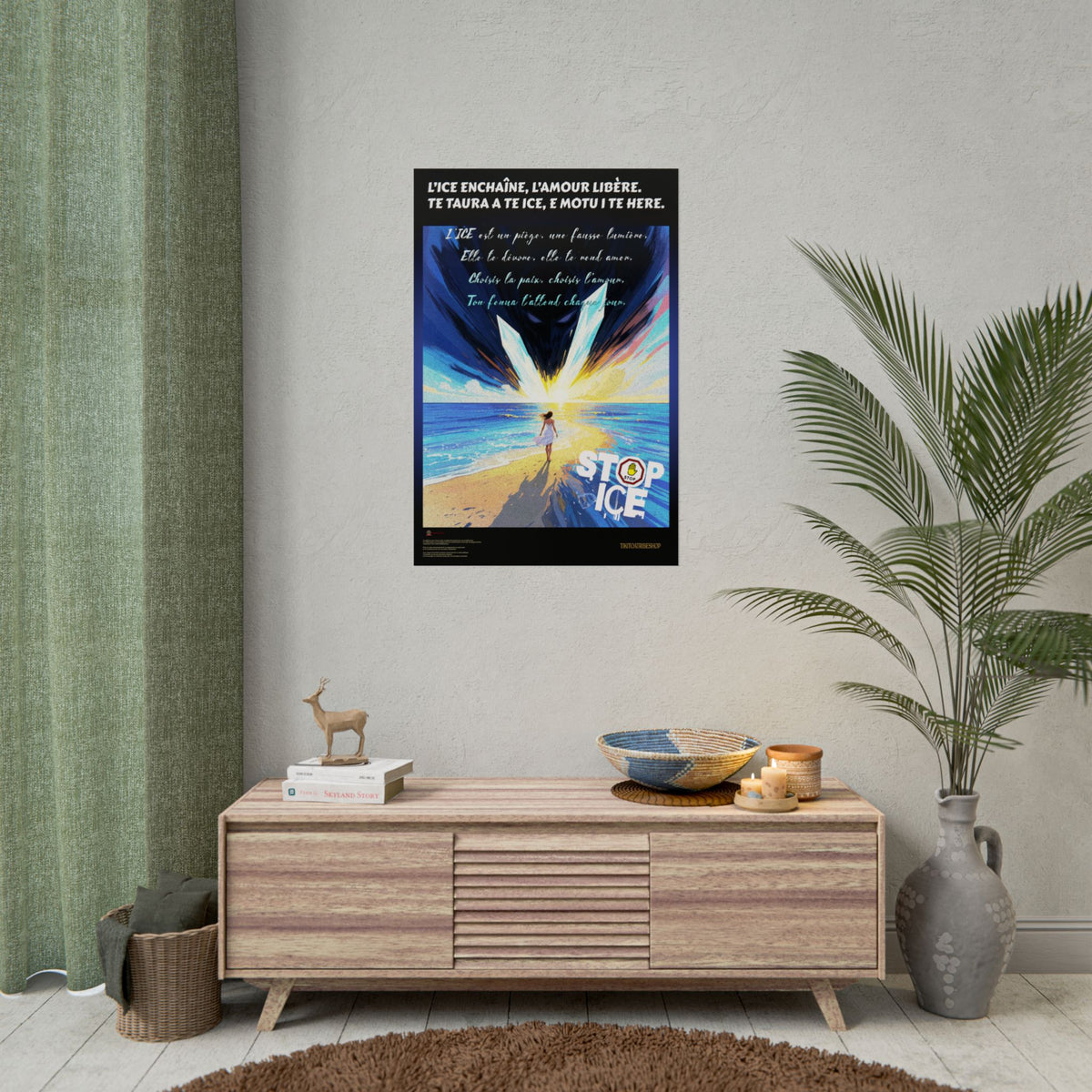 Posters Anti-ICE Polynésie – Affiches de Sensibilisation Contre la Drogue “Paruru i te ora – Brisons les chaînes de l’ICE”
