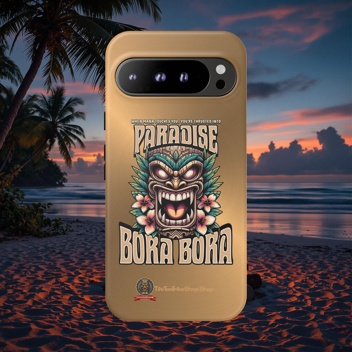 Bora Bora – Coque Antichoc Premium Tiki Élégance
