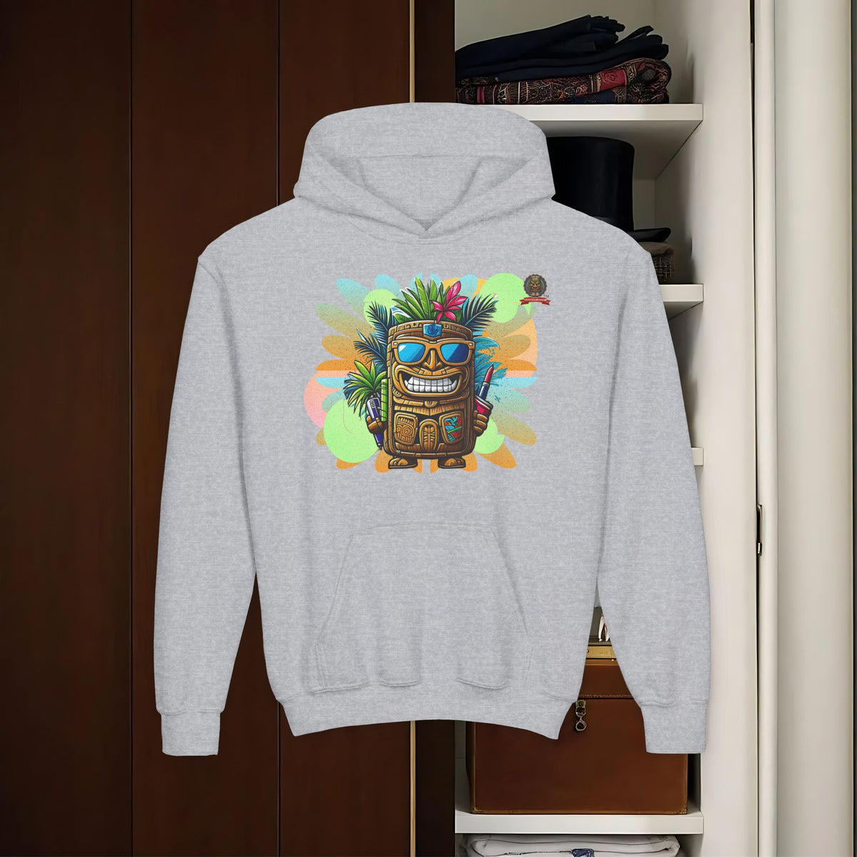 THE TIKI SPIRIT - Thick hooded sweatshirt for youth