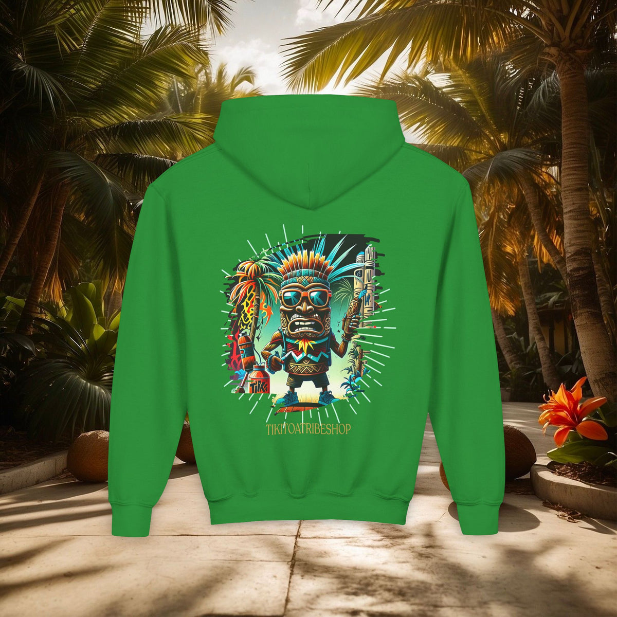 THE TIKI SPIRIT - Thick hooded sweatshirt for youth