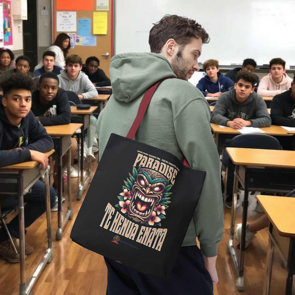 TE HENUA ENATA PARADISE Tote Bag