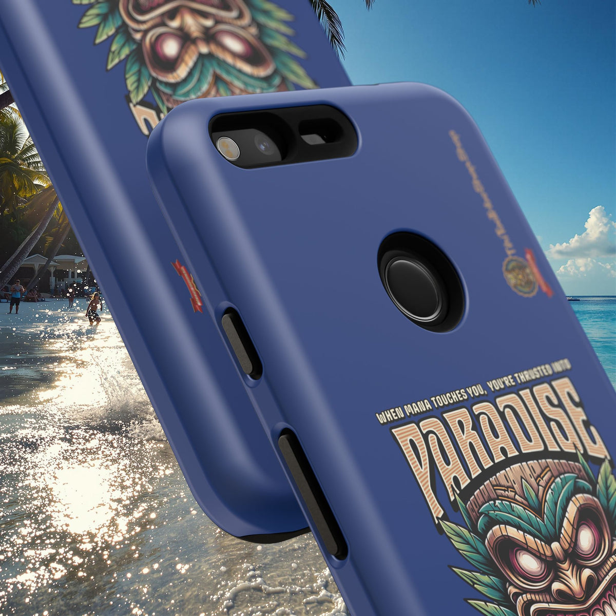 Tahiti – Coque Antichoc Premium Tiki Royal
