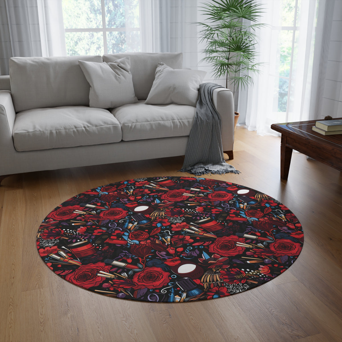 Tapis Rond, “Glow Up Pop & Chic”