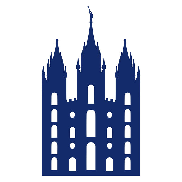 Temple &amp; Moroni Inspiration Tie 