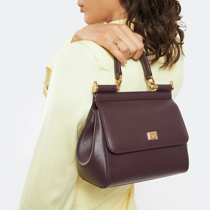 DOLCE & GABBANA Sac Sicily Classique en Cuir de Veau — Chic & Luxe