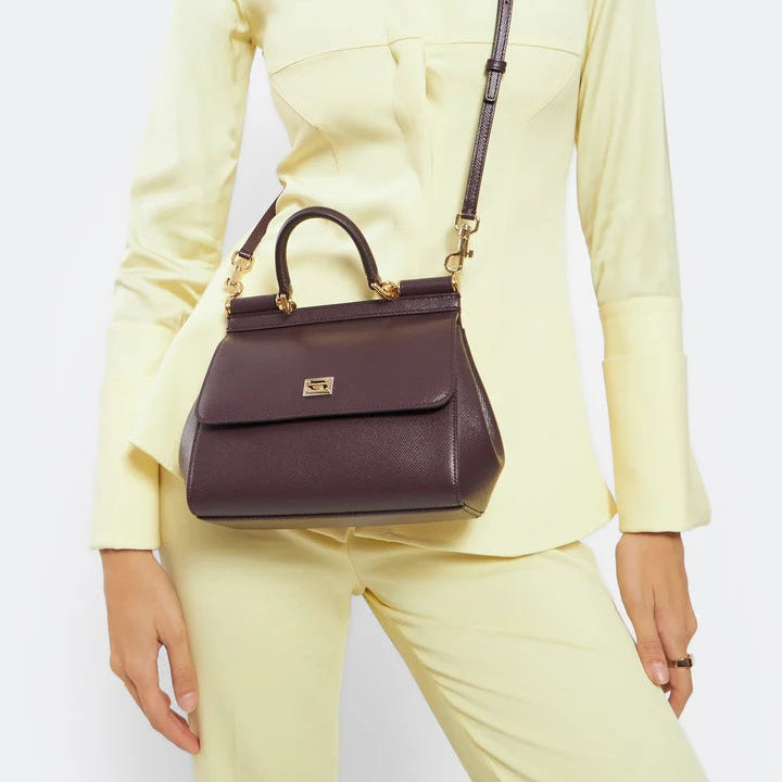 DOLCE & GABBANA Sac Sicily Classique en Cuir de Veau — Chic & Luxe