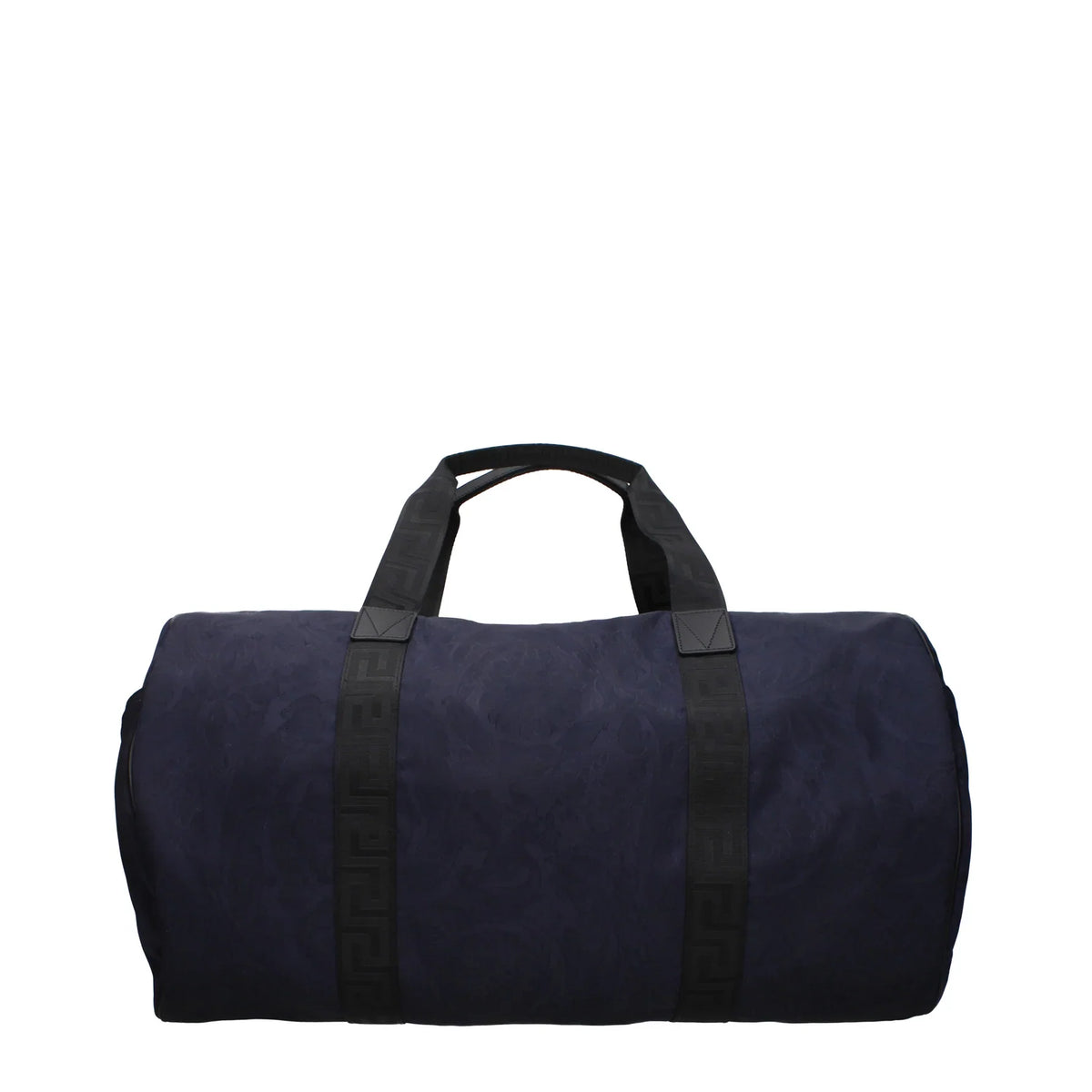 VERSACE Sac de Voyage Duffle Medusa Bleu en Jacquard
