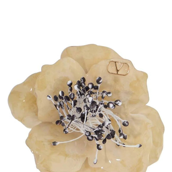 VALENTINO GARAVANI Broche Fleur Enamel Envoûtant - Chic et Unique